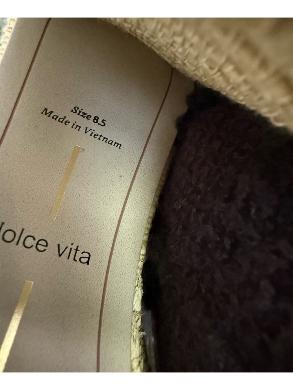 NIB DOLCE VITA LICHIA HEELS NATURAL BEAUTIFUL VERSATILE WORN ONCE - Picture 8 of 10